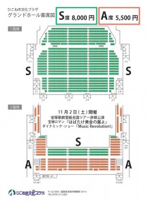 宝塚歌劇雪組全国ツアー公演　配席図